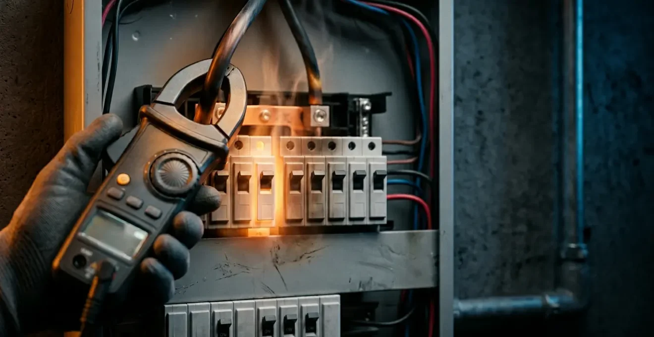 Détection précoce de l'élévation d'intensité électrique avant endommagement de l'installation domestique