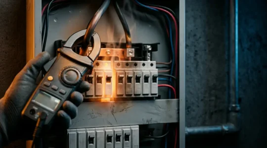 Détection précoce de l'élévation d'intensité électrique avant endommagement de l'installation domestique