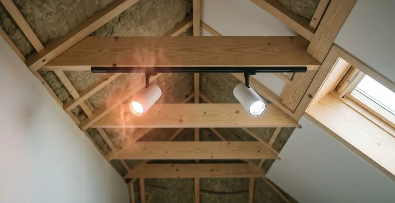 Visualisation comparative de la chaleur dégagée par un spot halogène et un spot LED