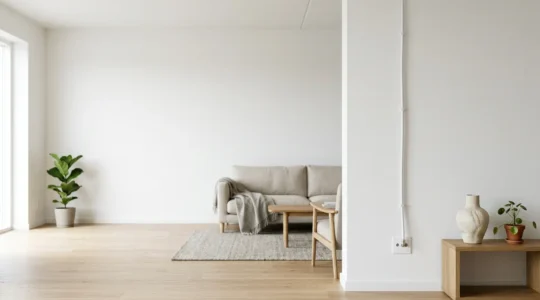 Installation professionnelle de câble coaxial pour réception TV et satellite avec connecteurs de qualité