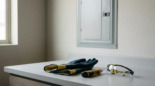 Équipements de sécurité électrique et outils de protection pour interventions domestiques