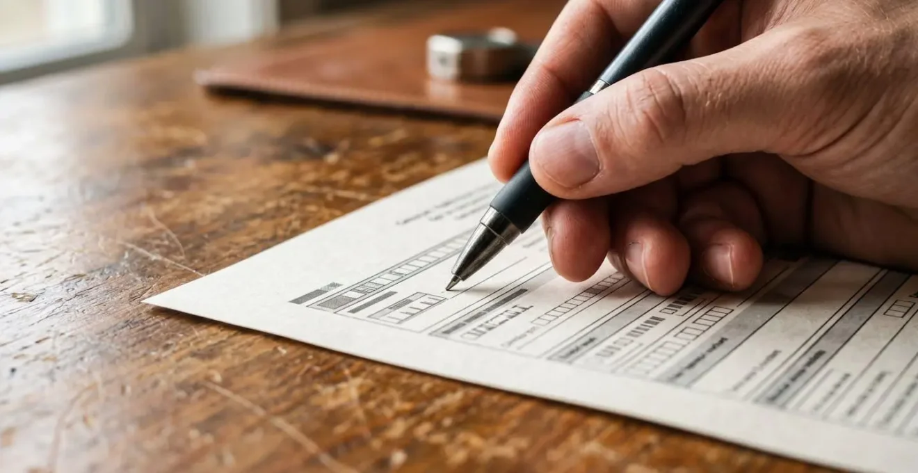 Moment de signature d'un devis électrique avec vigilance pour éviter les arnaques